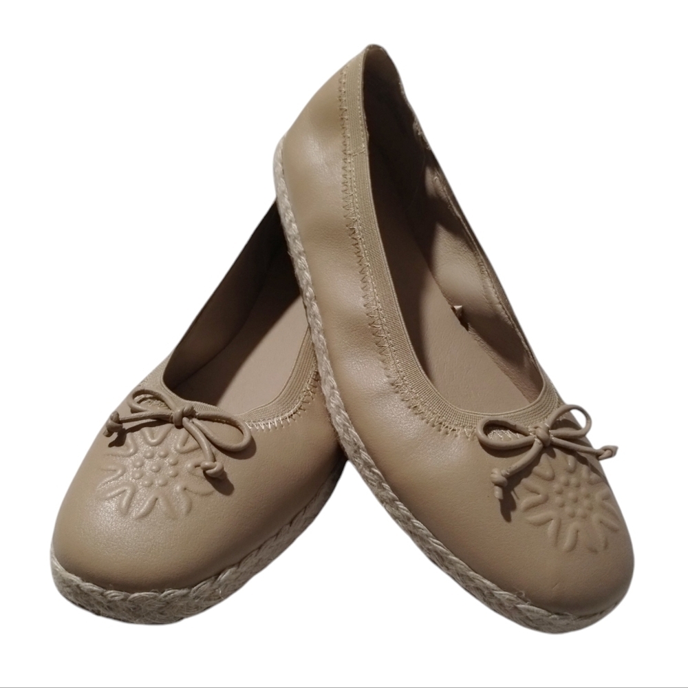 Frye and Co. Willow Ballet Flats Espadrilles Slip On Square Toe Women‎ 7 Cottage